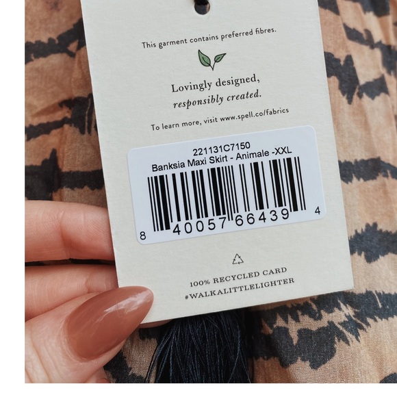 Brand New Spell Banksia Maxi Skirt in Animale XXL - Picture 16 of 16